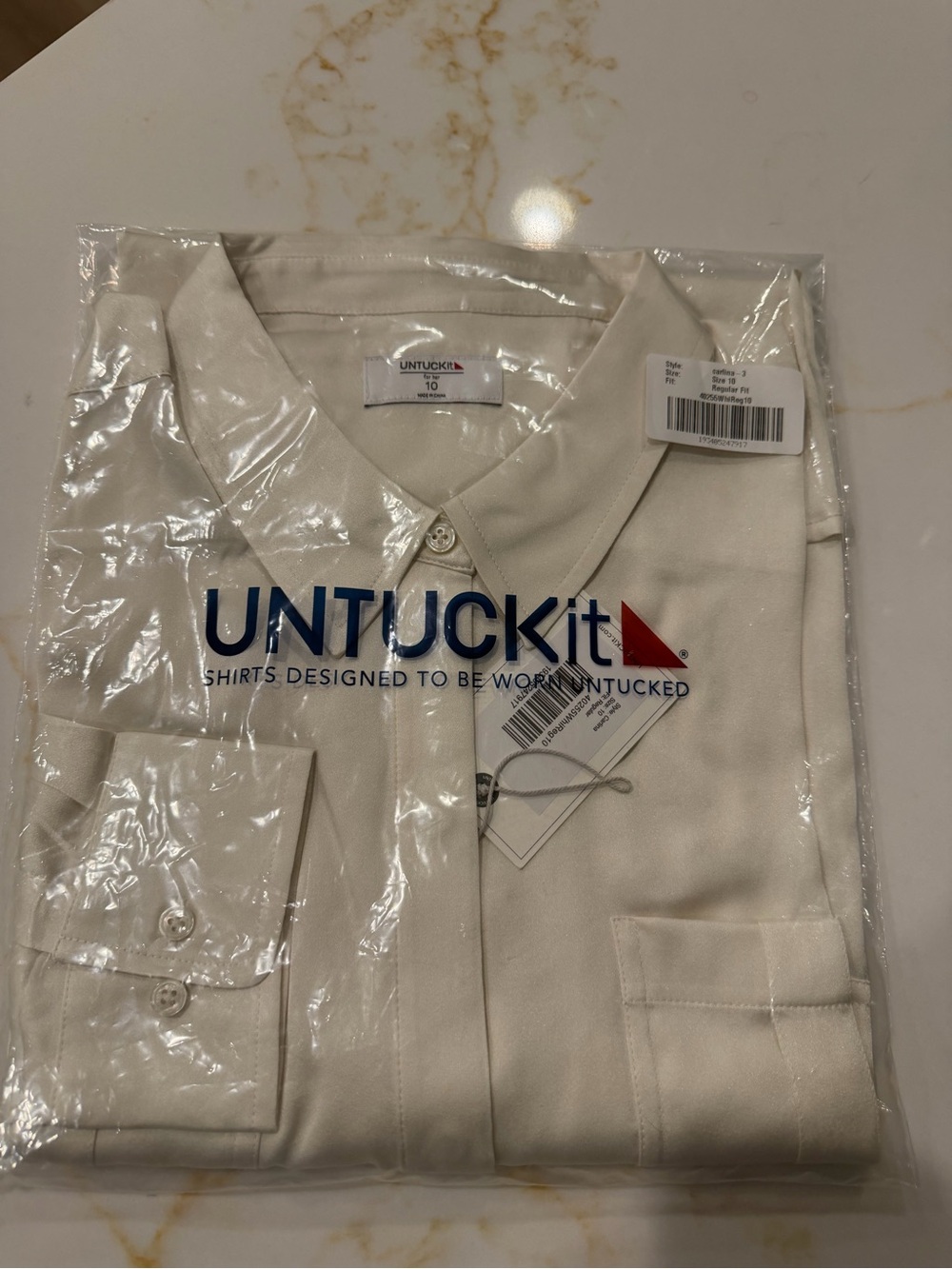 Untuckit silk blouse